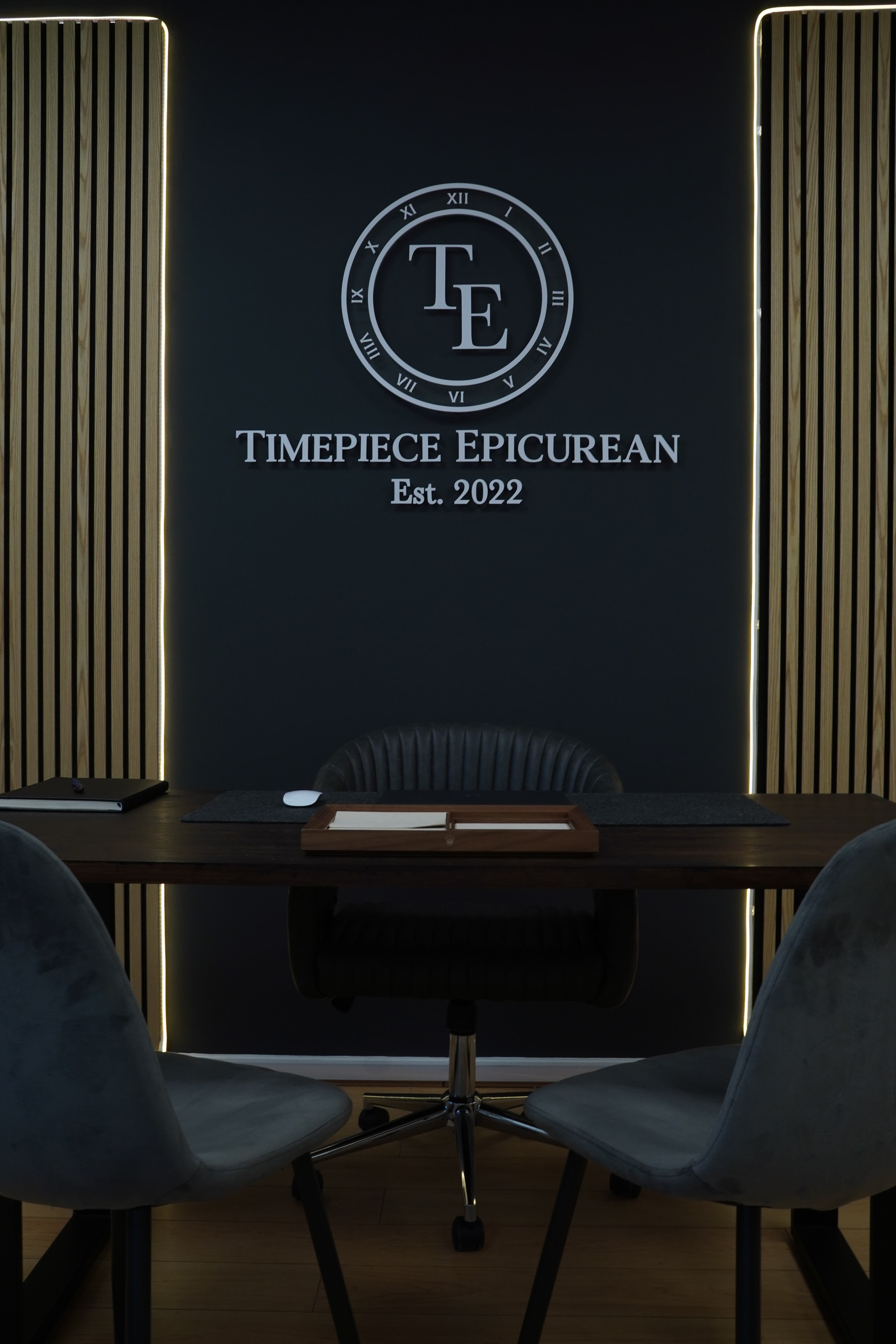Timepiece Epicurean office interior